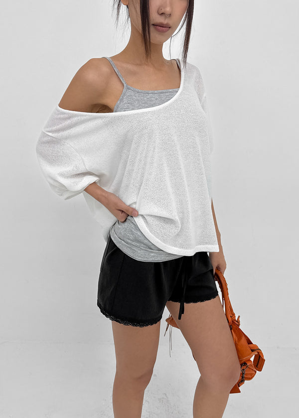 [MADE] Fitpet Lace Banded Shorts