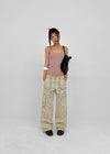Chokin Multi-pocket Cargo Cotton Pants