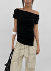 [MADE] Haller Drape Short Sleeve Top