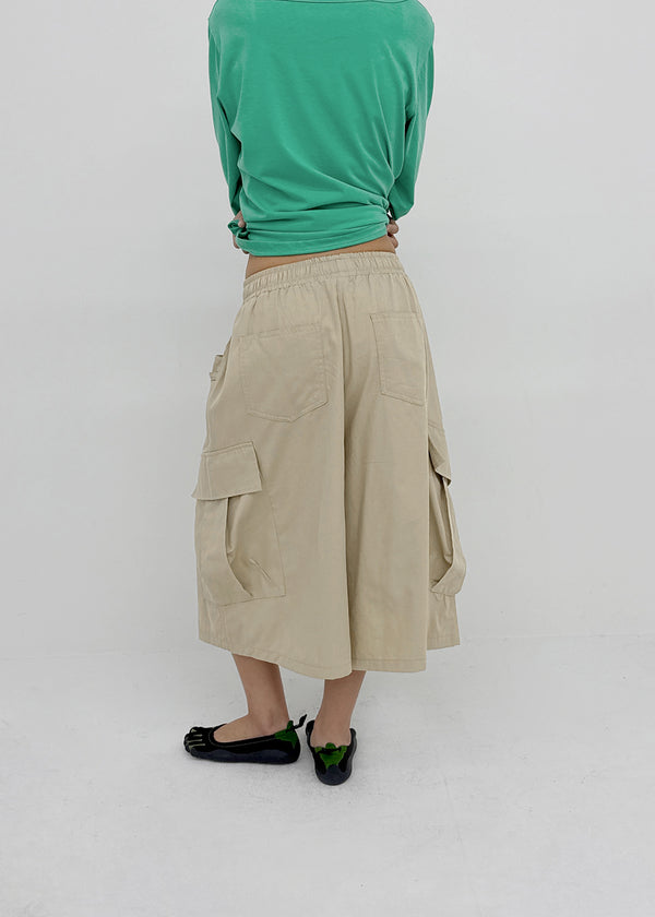(UNISEX) Lowand Cargo Bermuda Shorts