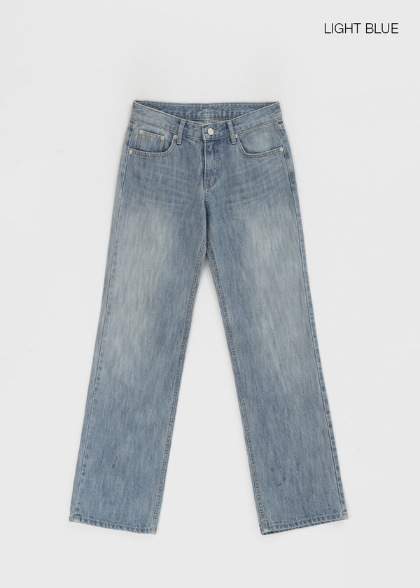 [MADE] Roan Low Waist Straight Denim Pants