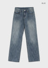 [MADE] Roan Low Waist Straight Denim Pants