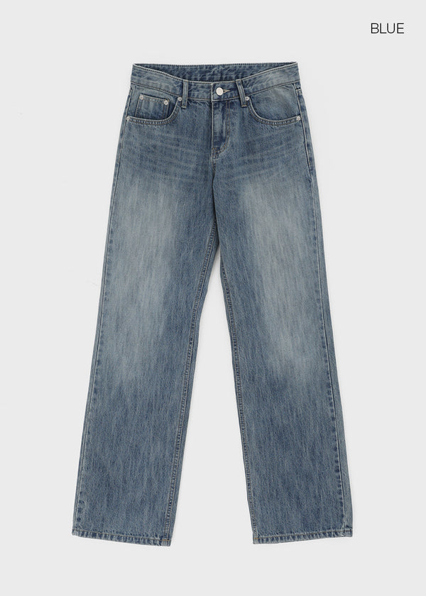 [MADE] Roan Low Waist Straight Denim Pants