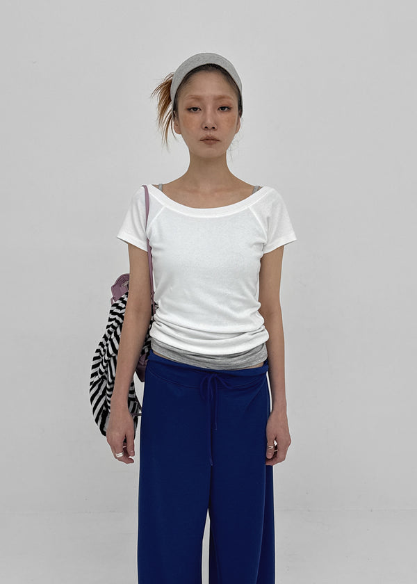 [MADE] Jemen Two-Way Short Sleeve Top