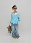 Colking Folding Wide Denim Pants