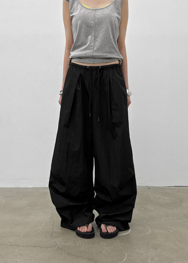 [MADE] Ronisel Nylon Tuck Banding Pants