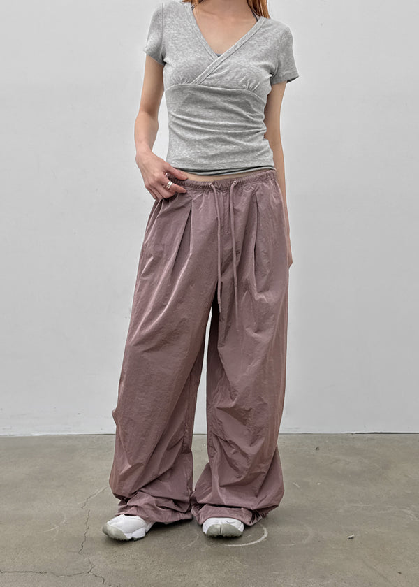 [MADE] Ronisel Nylon Tuck Banding Pants