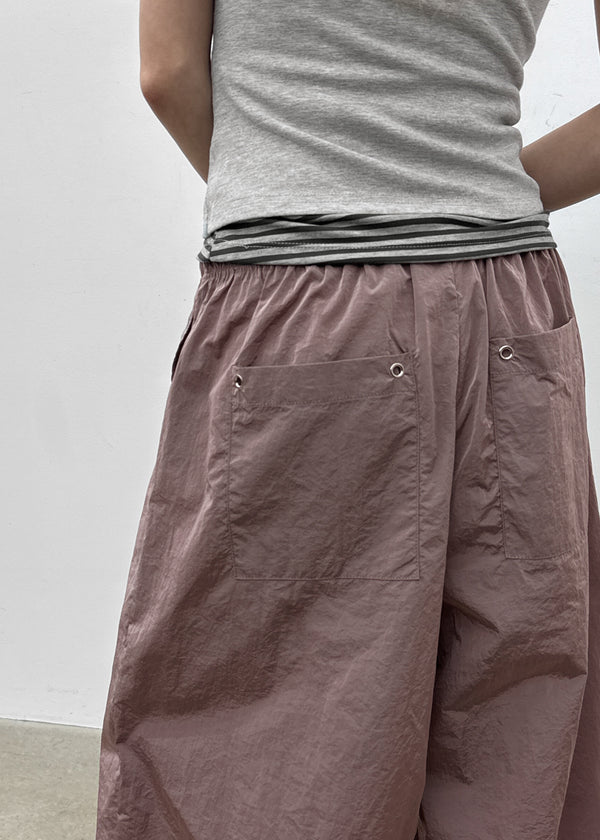 [MADE] Ronisel Nylon Tuck Banding Pants