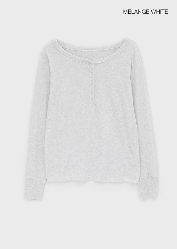 [MADE] Titea Henley Summer Long Sleeve Top