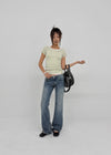 [MADE] Roan Low Waist Bootcut Denim Pants