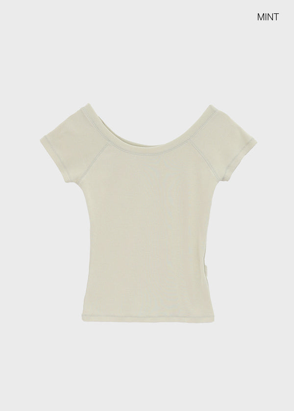 [MADE] Jemen Two-Way Short Sleeve Top