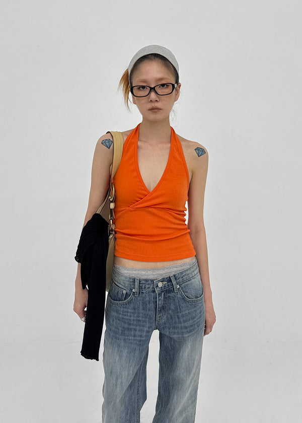 Etoile Wrap Halter Sleeveless