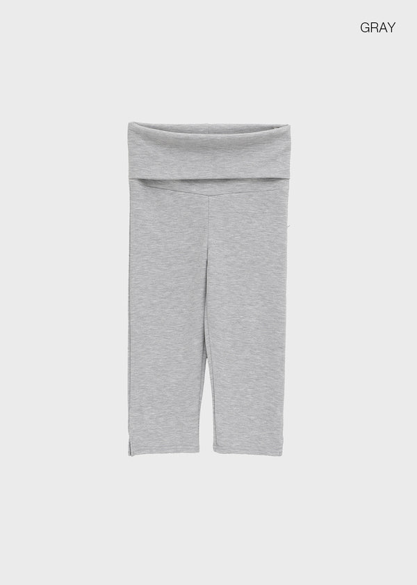 Caliot Folding Elastic Capri Pants