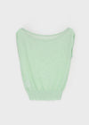 [MADE] Pruisi Summer Boat Neck Knit Top