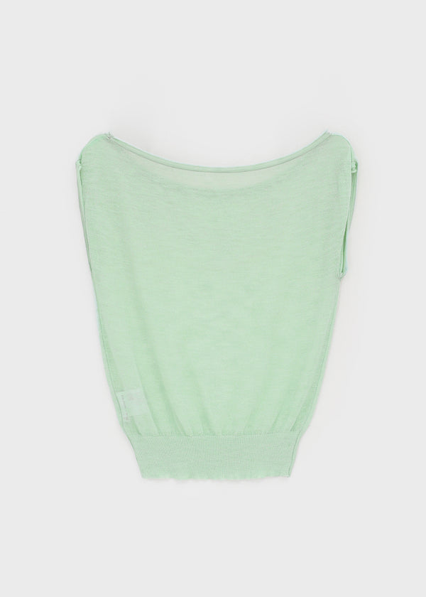 [MADE] Pruisi Summer Boat Neck Knit Top