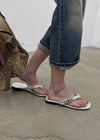 Mikaya Studded Leather Flip-flops