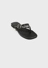 Mikaya Studded Leather Flip-flops