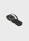 Mikaya Studded Leather Flip-flops