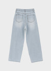 Gemmon Striped Wide Denim Pants