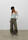 Chokin Multi-pocket Cargo Cotton Pants