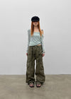 Chokin Multi-pocket Cargo Cotton Pants