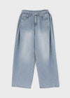 Colking Folding Wide Denim Pants