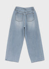 Colking Folding Wide Denim Pants