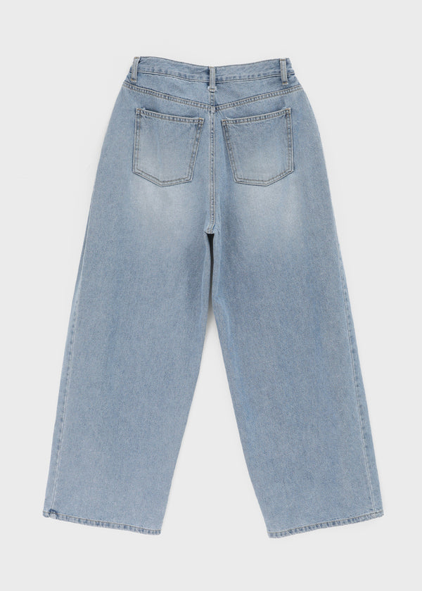 Colking Folding Wide Denim Pants