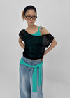 Pangk Pleated Long Sleeve Summer Knit (Set Available)