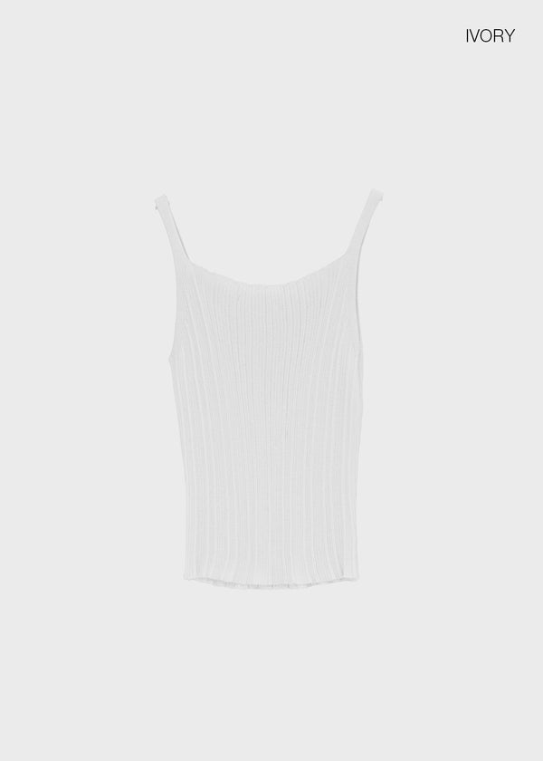 Pangk Pleated Summer Sleeveless Knit (Set Available)