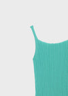 Pangk Pleated Summer Sleeveless Knit (Set Available)