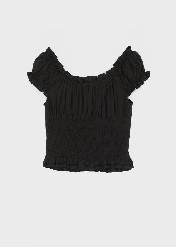 [MADE] Heriki Two-Way Frill Blouse