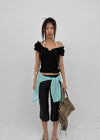 Hanyo Striped Capri Pants