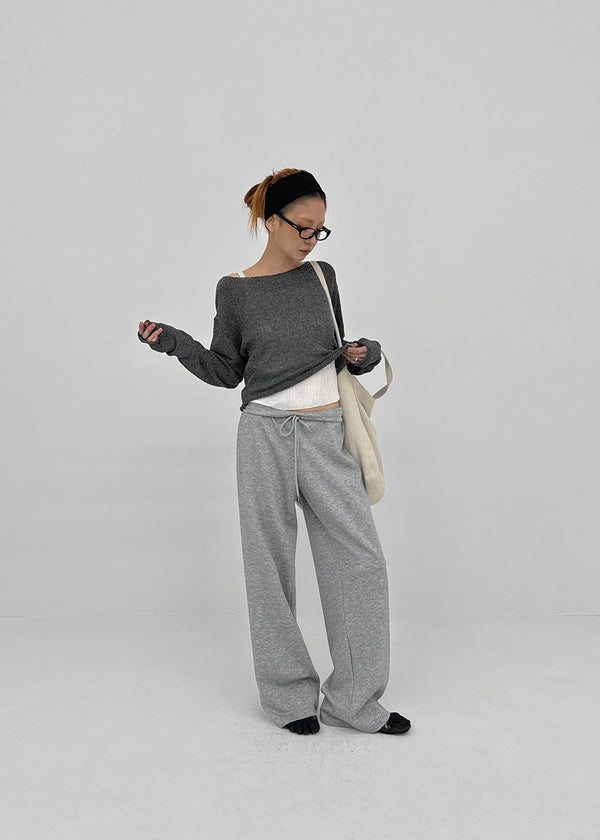 [MADE] Kuru Summer Slub Boat-Neck Knit