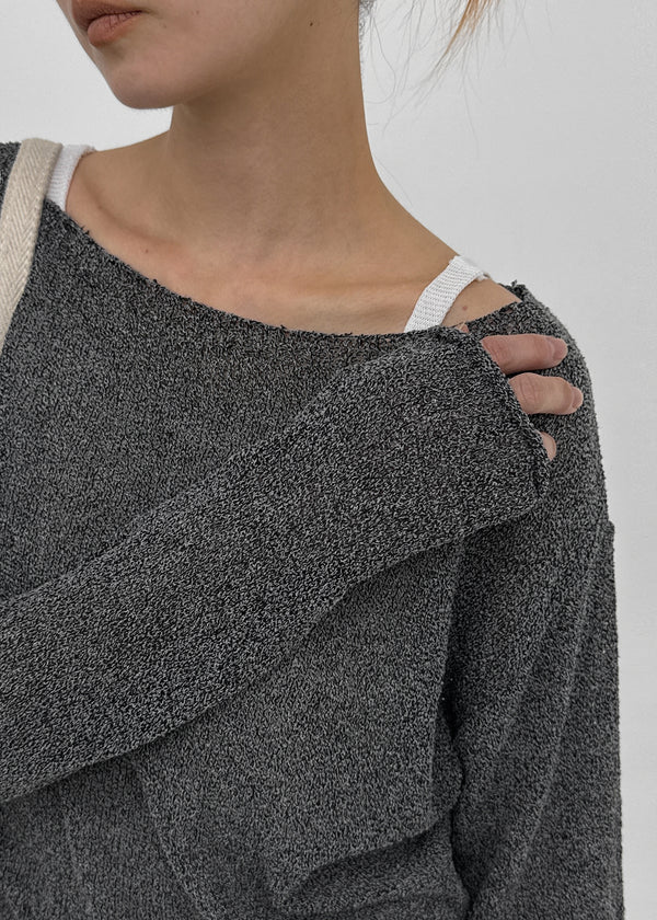 [MADE] Kuru Summer Slub Boat-Neck Knit