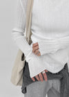 Pangk Pleated Long Sleeve Summer Knit (Set Available)
