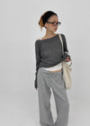 Pangk Pleated Summer Sleeveless Knit (Set Available)