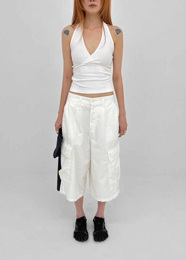 Laton Bermuda Cotton Cargo Pants