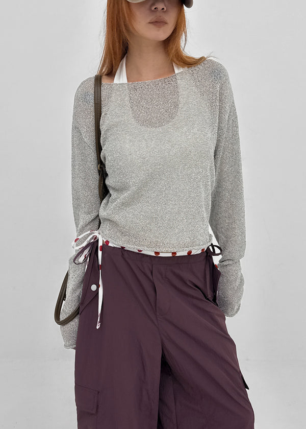[MADE] Kuru Summer Slub Boat-Neck Knit
