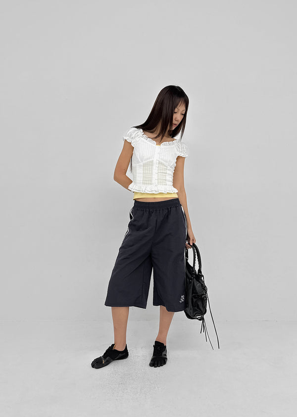 Disick Track Nylon Bermuda Shorts