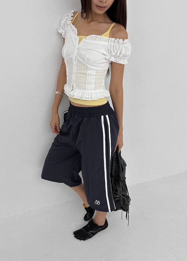 [MADE] Heriki Two-Way Frill Blouse