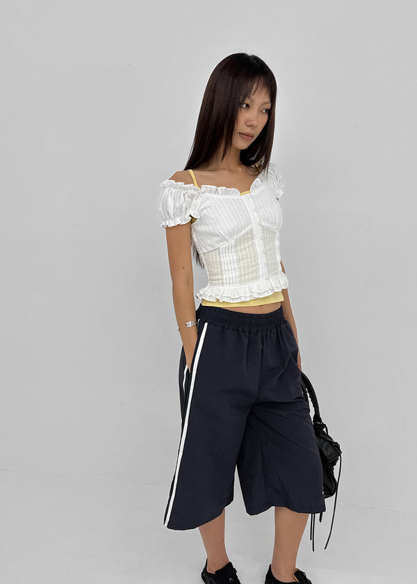 [MADE] Heriki Two-Way Frill Blouse