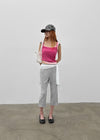 Rabiden Layered Sleeveless Top (Built-in Cap)