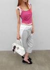 Rabiden Layered Sleeveless Top (Built-in Cap)