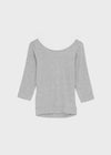 Rompoing Twisted V-neck Sleeveless Tee