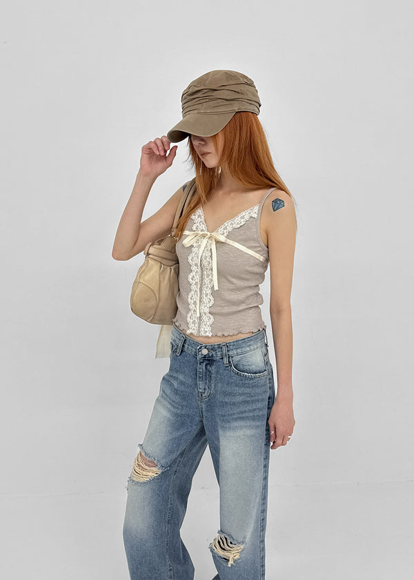 Shoekring Lace Sleeveless