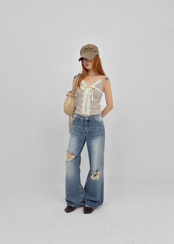 Shoekring Lace Sleeveless