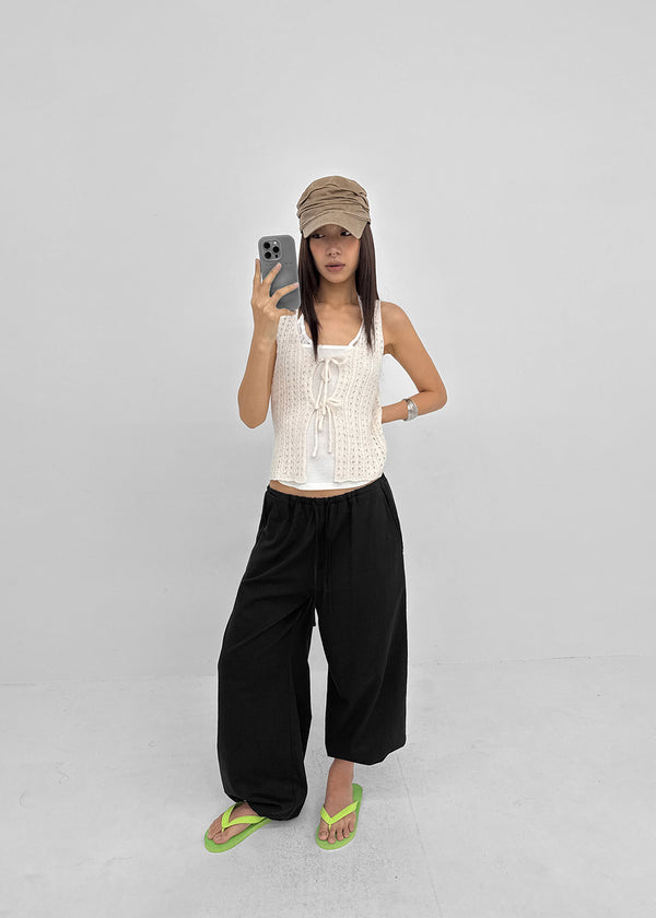 [MADE] Floje Punching Knit Sleeveless Top