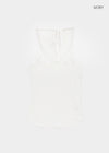 Seoru Lace Rounded Halter Sleeveless