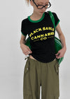 Boine Color Block Lettering Short-sleeve Tee